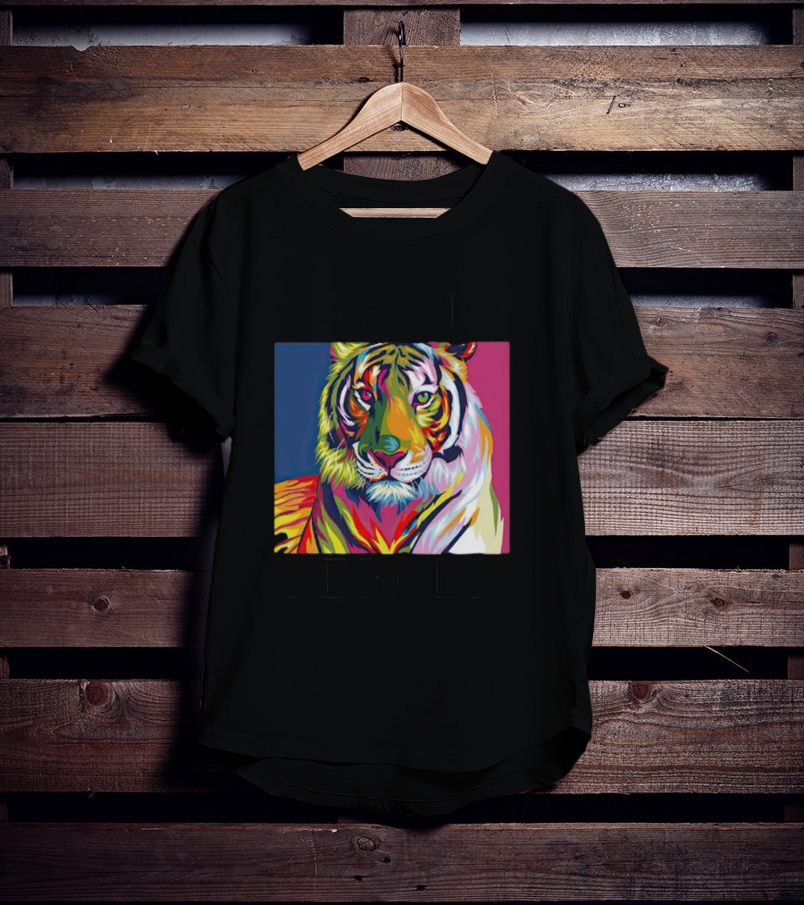 Dareto Be Bold Colorful Tiger T-Shirt