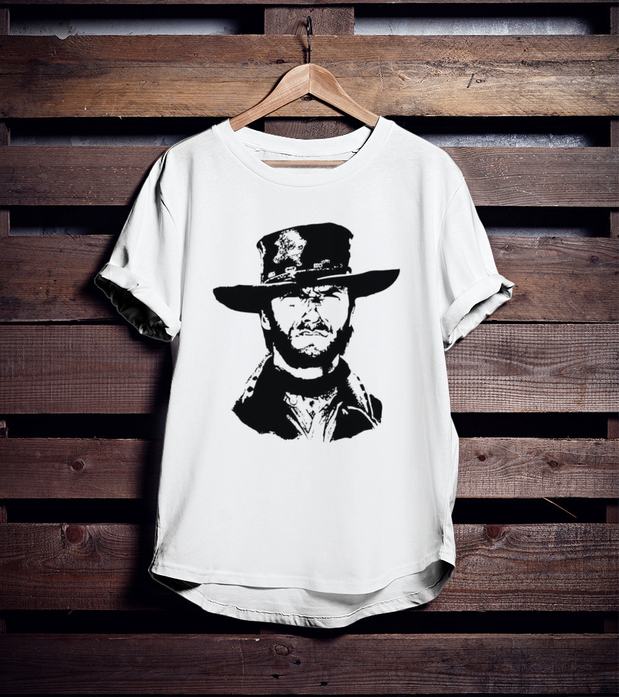 Clint Eastwood Western Hat Iconic T-Shirt