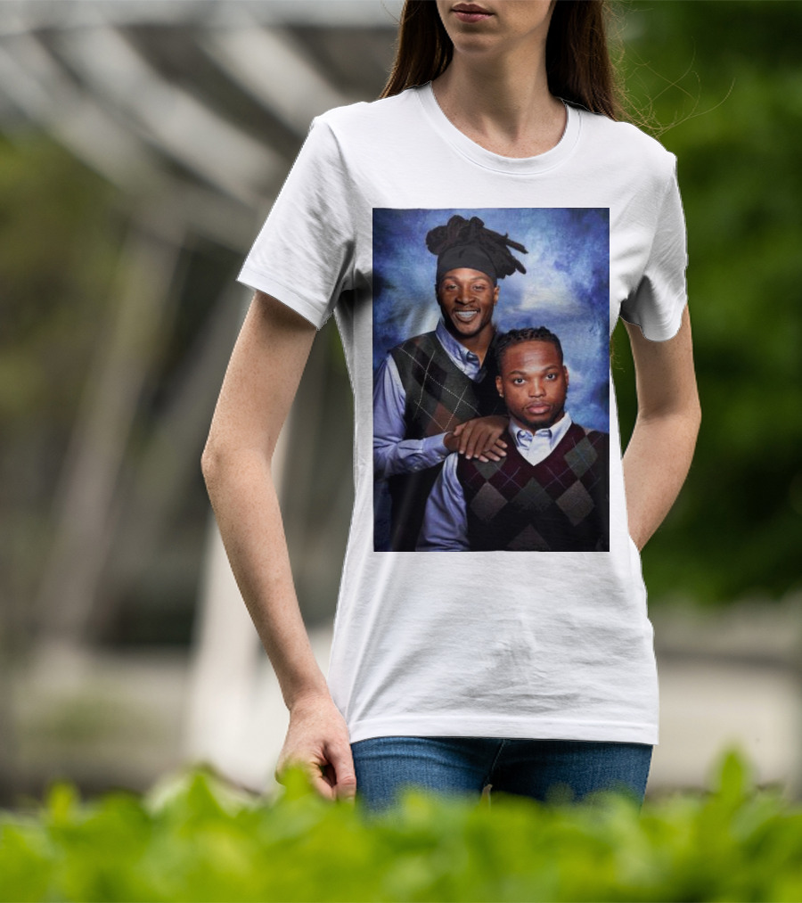 Tennessee Titans Derrick Henry DeAndre Hopkins Step Brothers Photo T-Shirt