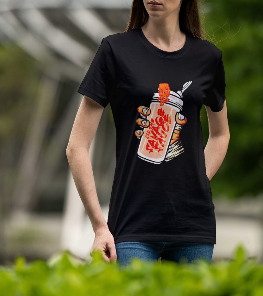 Iron Savages Consume Fiery Savage Sauce Bottle T-Shirt
