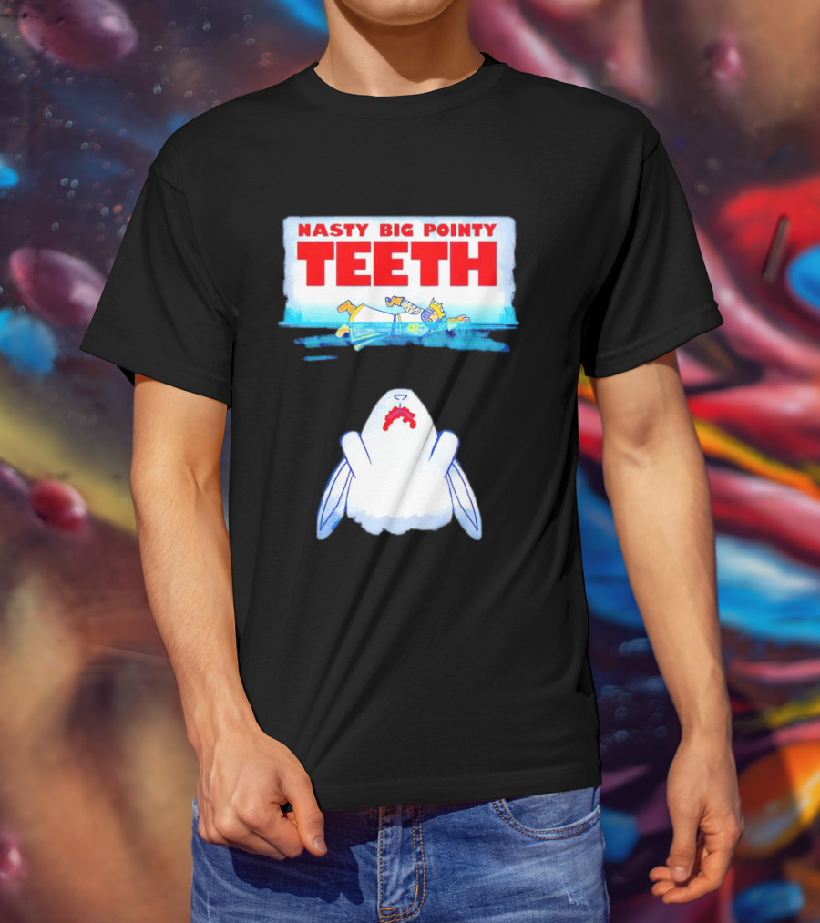 NASTY BIG POINTY TEETH Rabbit Parody With Knight T-Shirt