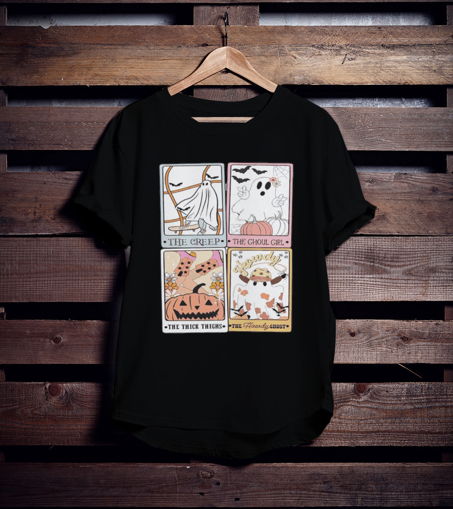The Creep The Ghoul Girl The Thick Thighs The Howdy Ghost T-Shirt