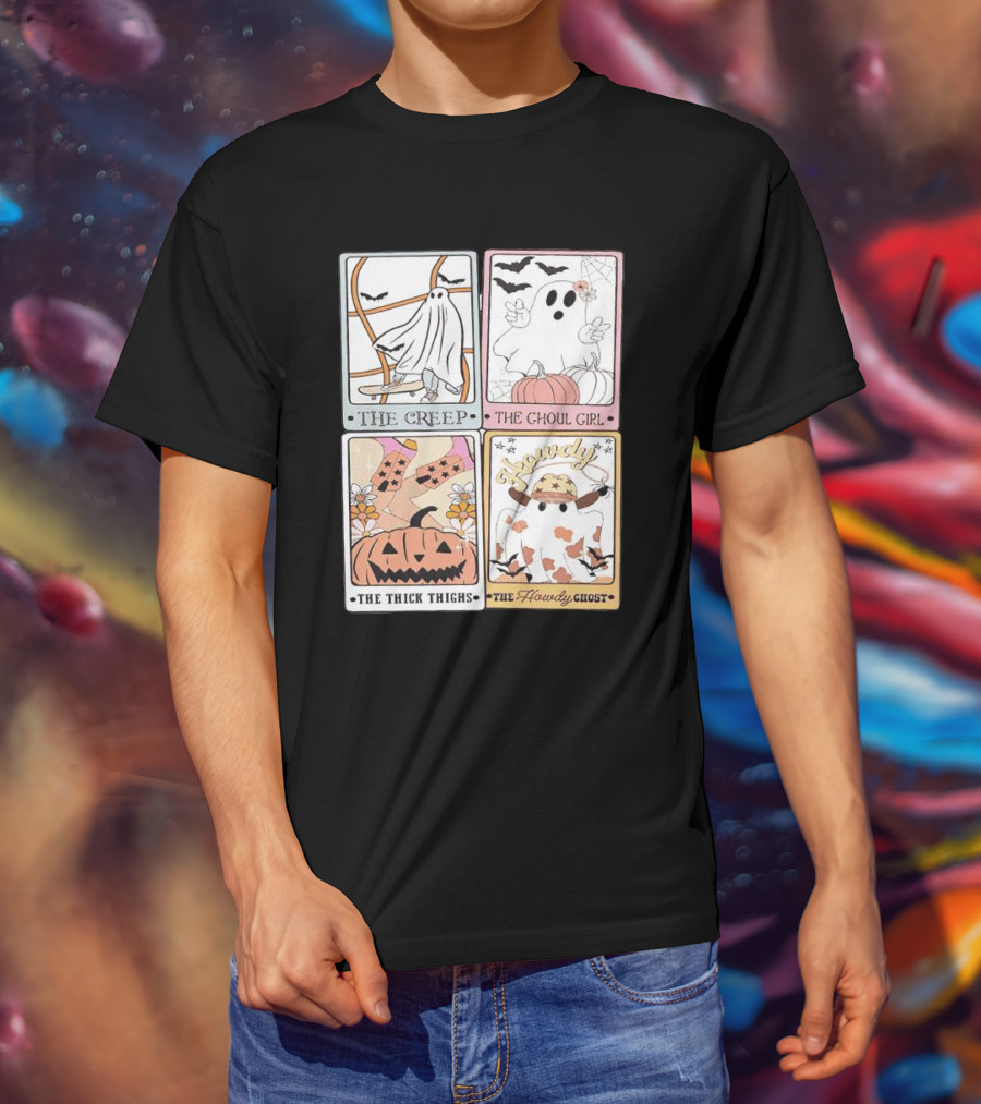The Creep The Ghoul Girl The Thick Thighs The Howdy Ghost T-Shirt