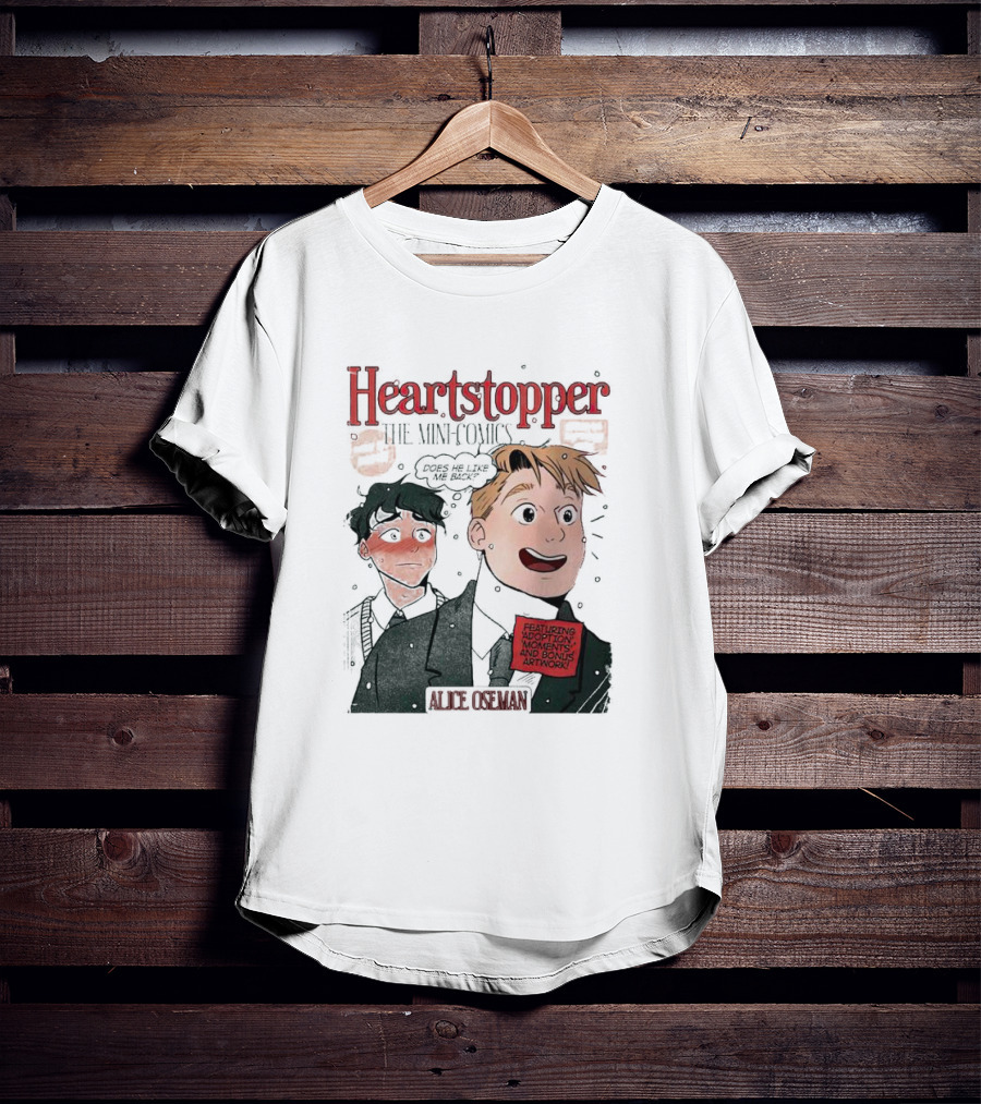Heartstopper Featuring Adaptation Moments And Bonus Artwork By Alice Oseman T-Shirt