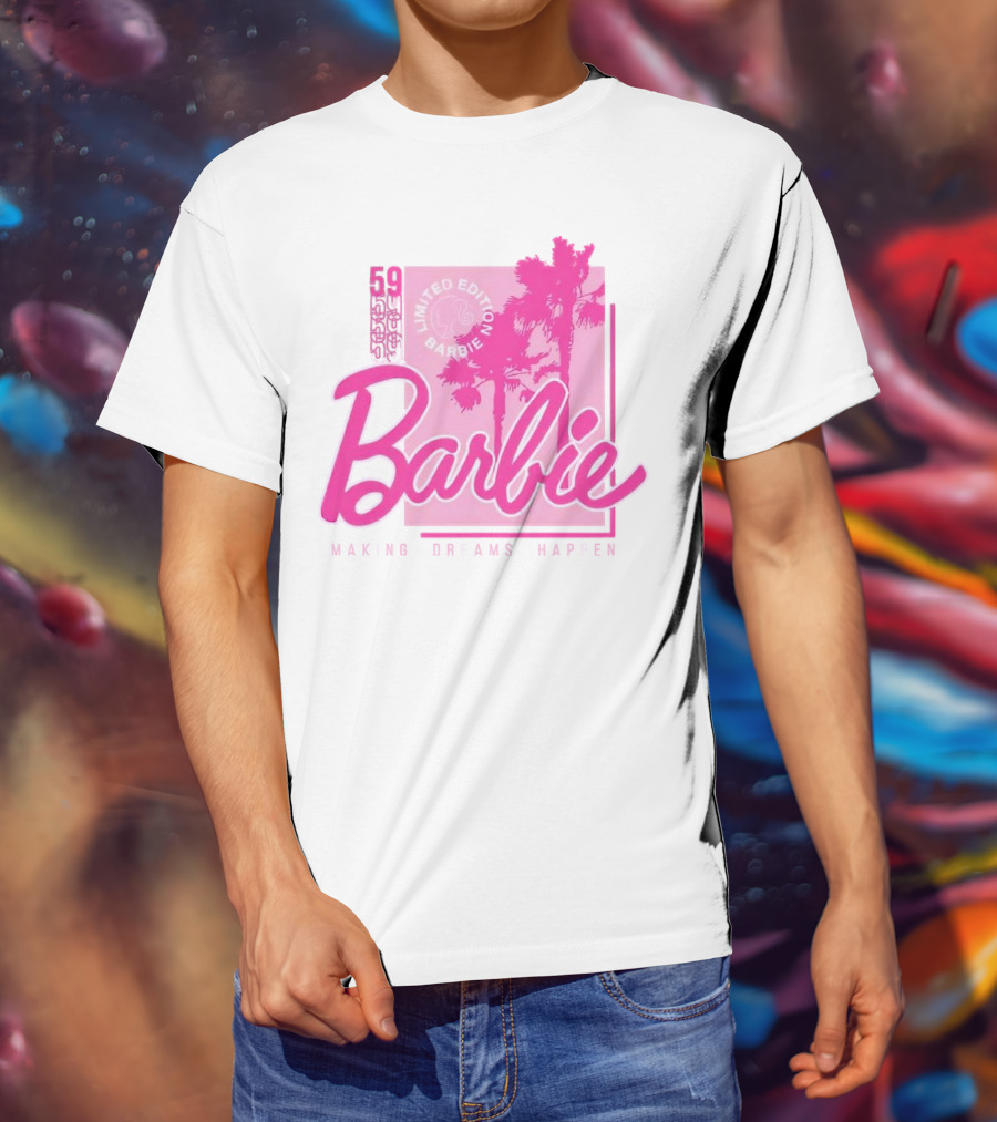 Barbie 59 Making Dreams Happen Palm Trees T-Shirt