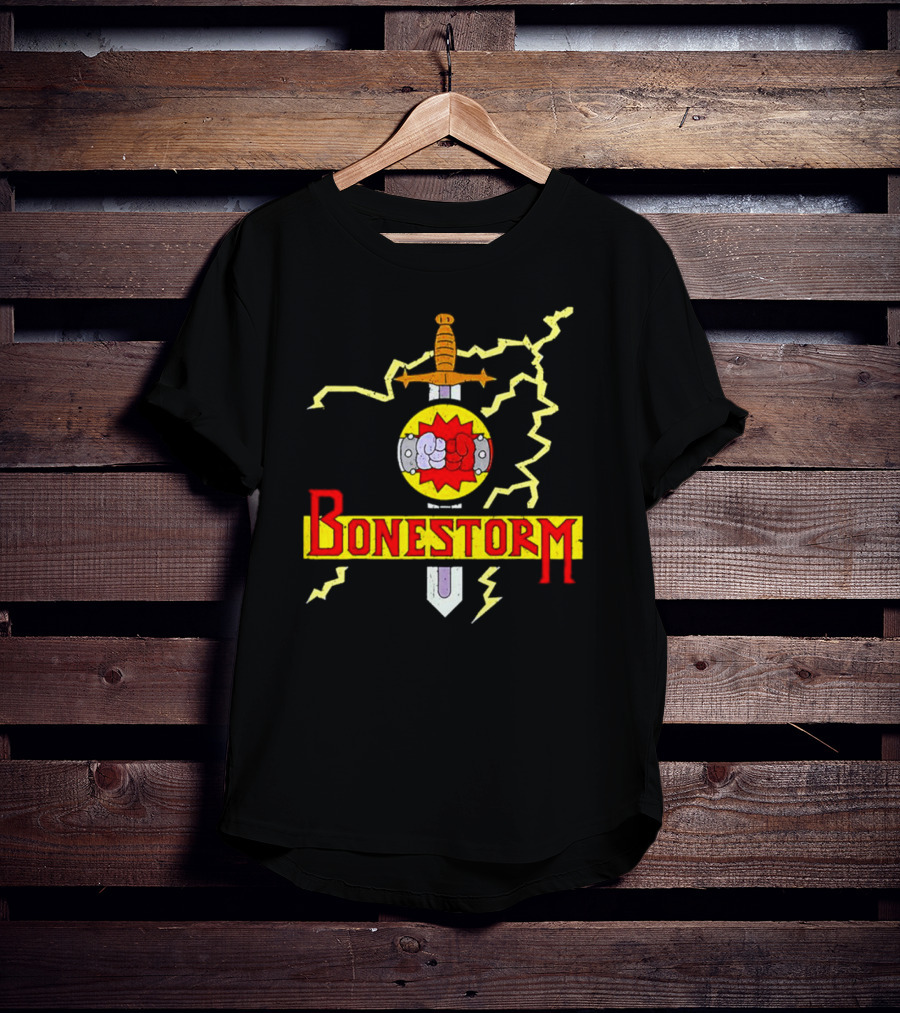 Bonestorm Sword And Lightning Vintage T-Shirt