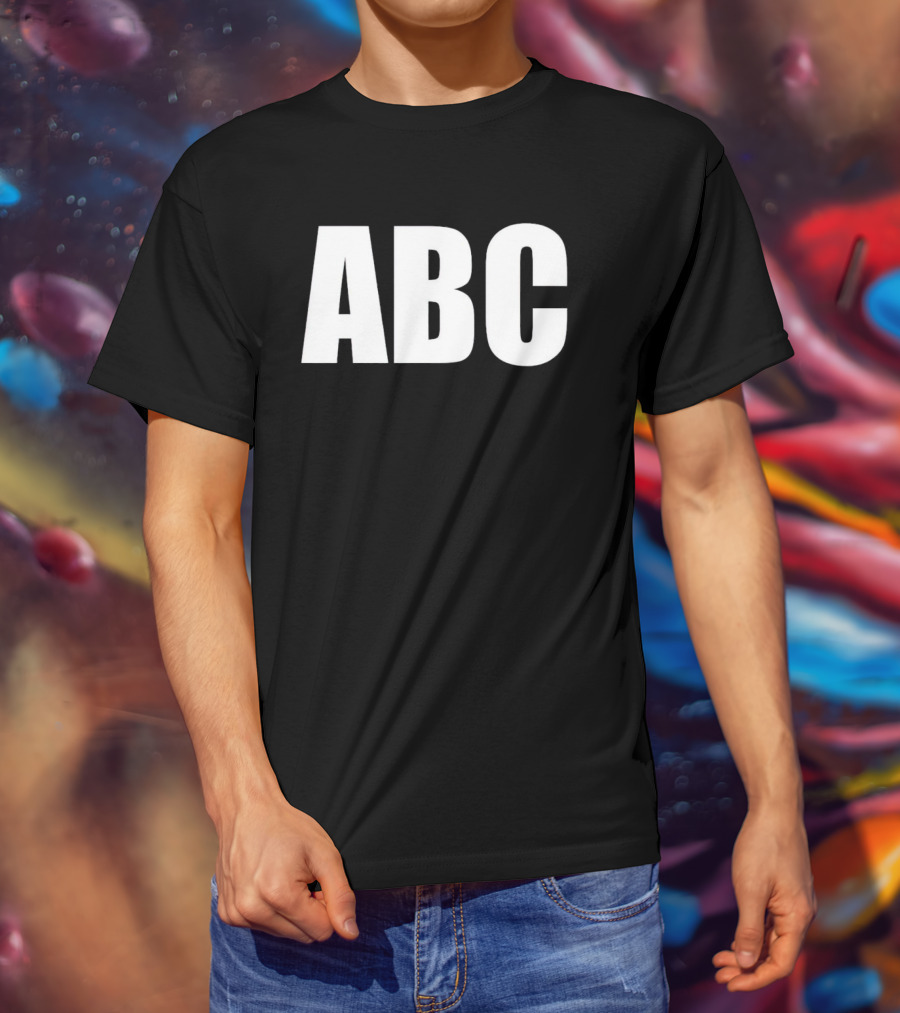 Chris Bey Wrestling ABC Bold Letters T-Shirt