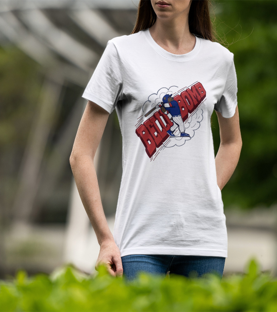 Cody Bellinger Belli Bomb Baseball Hit Iconic Swing T-Shirt