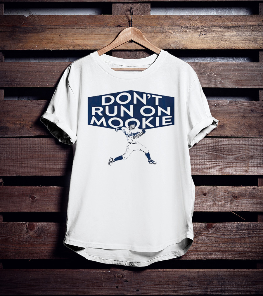 Don’t Run On Mookie Player Silhouette Baseball T-Shirt