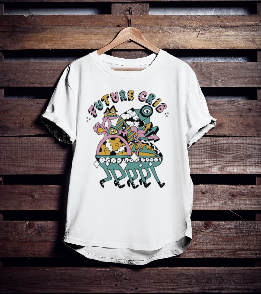 Future Crib Zany Abstract Animal Road Trip T-Shirt