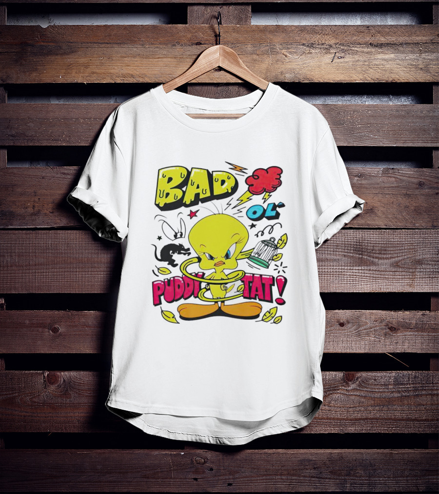 Tweety Bad Ol Puddy Tat T-Shirt