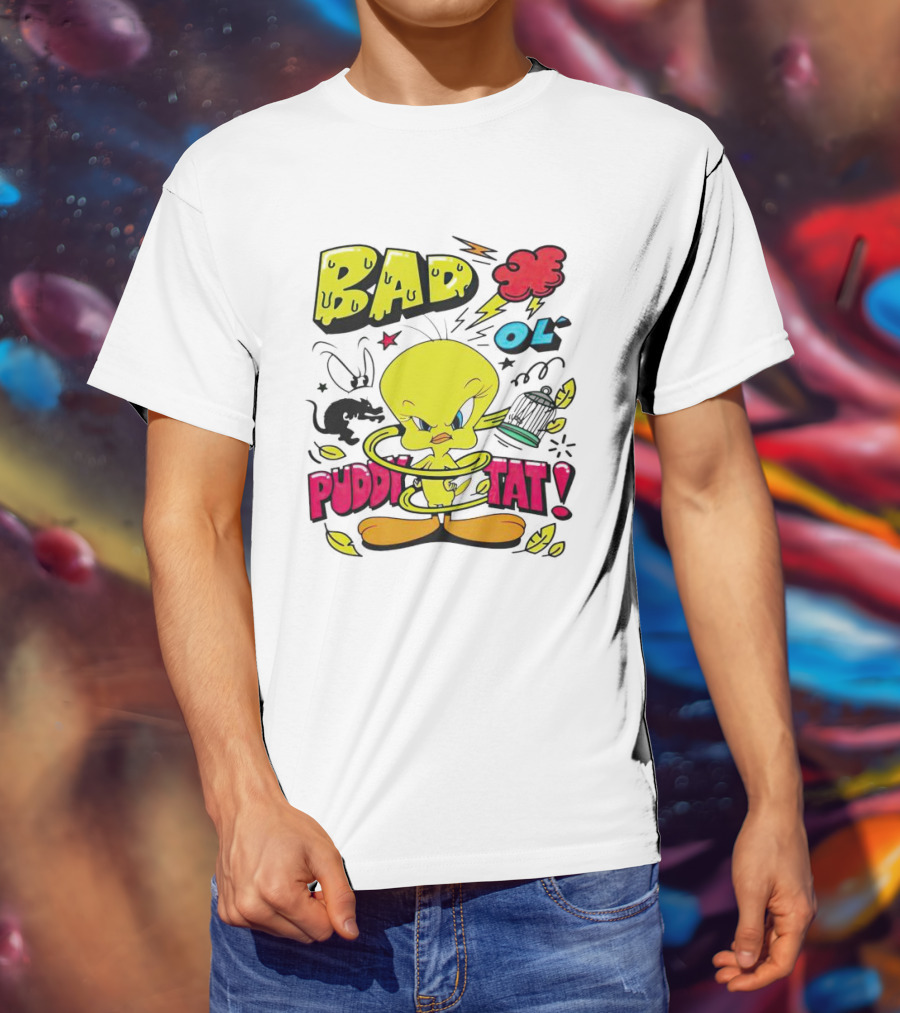 Tweety Bad Ol Puddy Tat T-Shirt