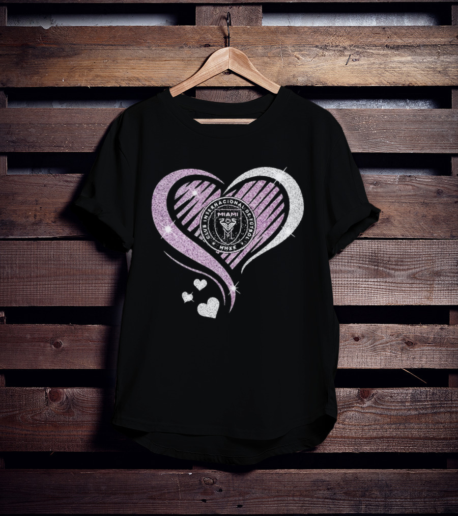 Inter Miami Club Internacional De Futbol Heart MMXX T-Shirt