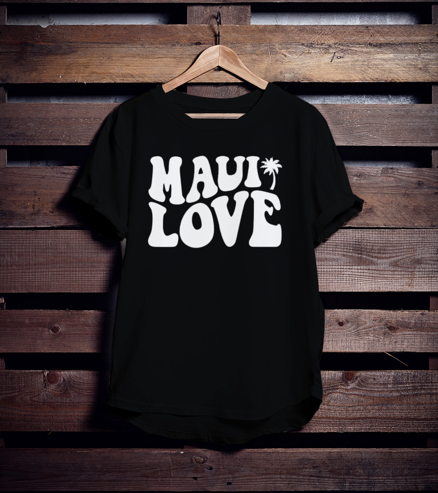 Maui Love Palm Tree T-Shirt