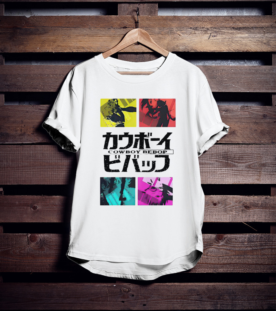 Augmented Reality Cowboy Bebop Iconic Anime Montage T-Shirt