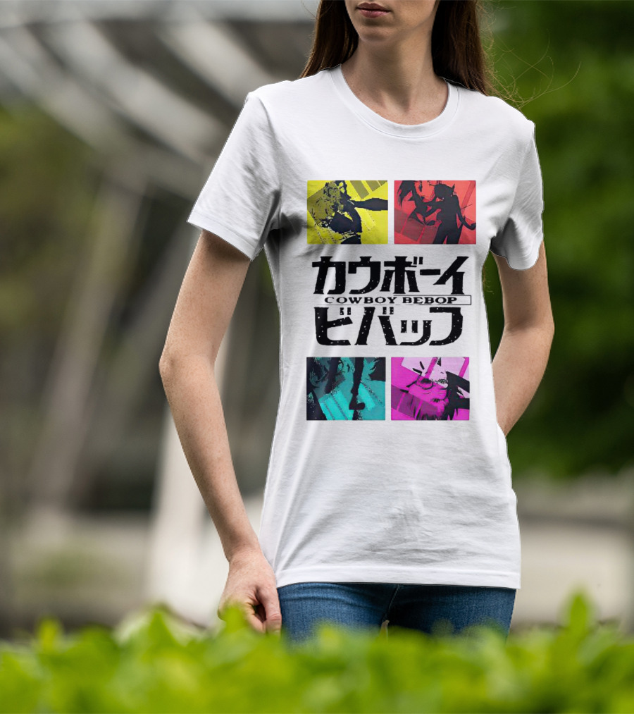 Augmented Reality Cowboy Bebop Iconic Anime Montage T-Shirt