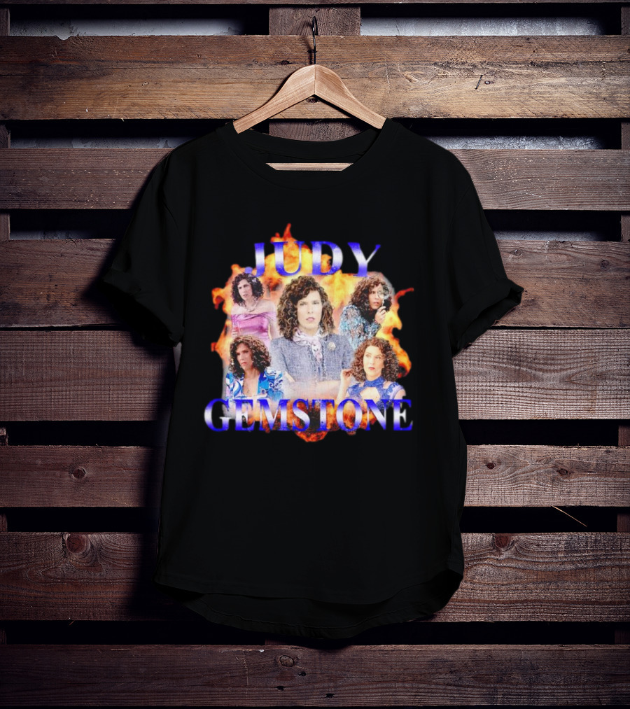 Judy Gemstone Fiery Montage T-Shirt