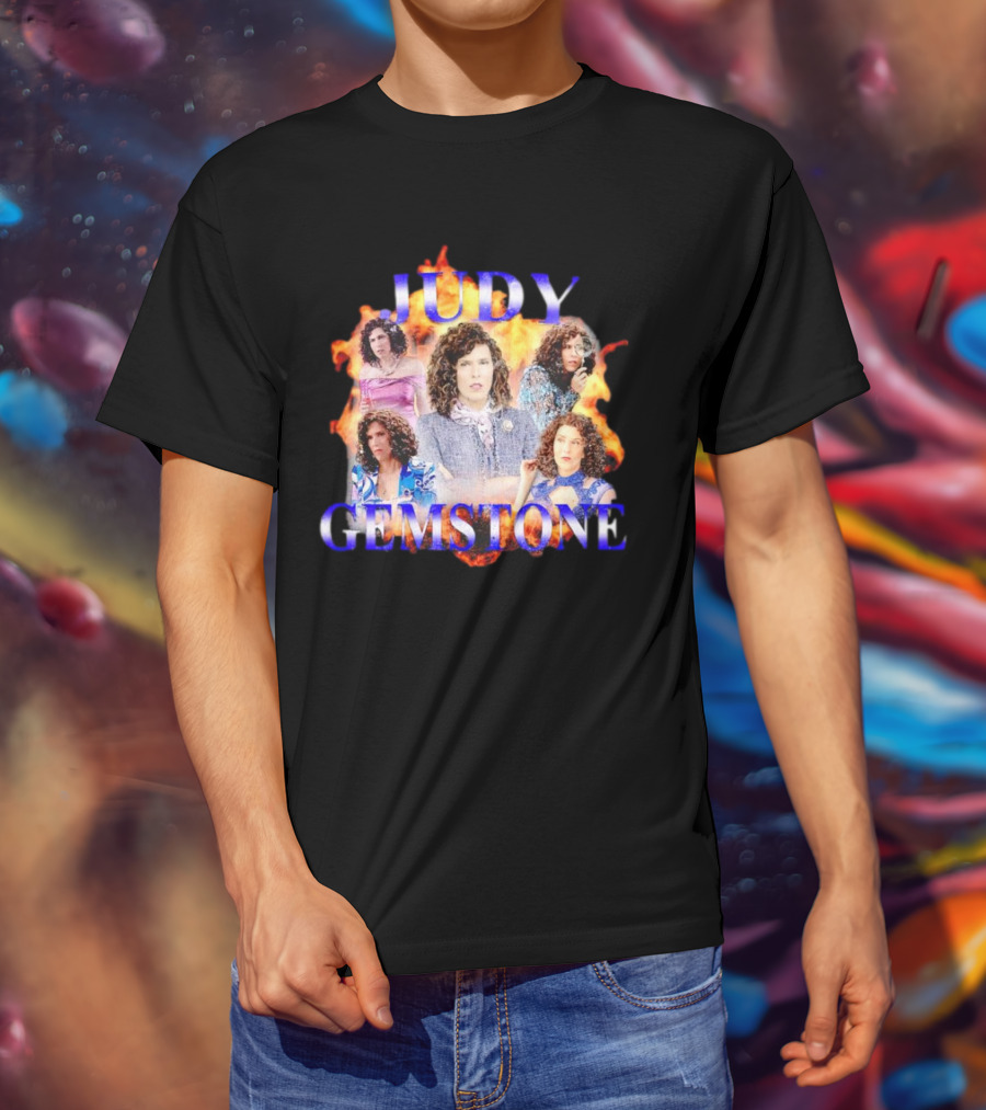 Judy Gemstone Fiery Montage T-Shirt