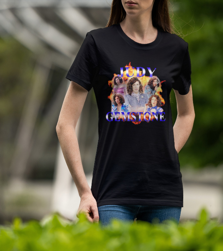 Judy Gemstone Fiery Montage T-Shirt