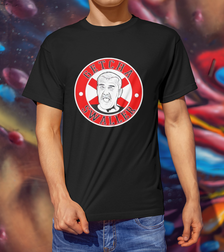 Getcha Swaller Red Circle Character T-Shirt