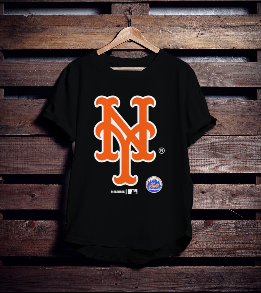 New York Mets MLB Pleasures Collaboration T-Shirt