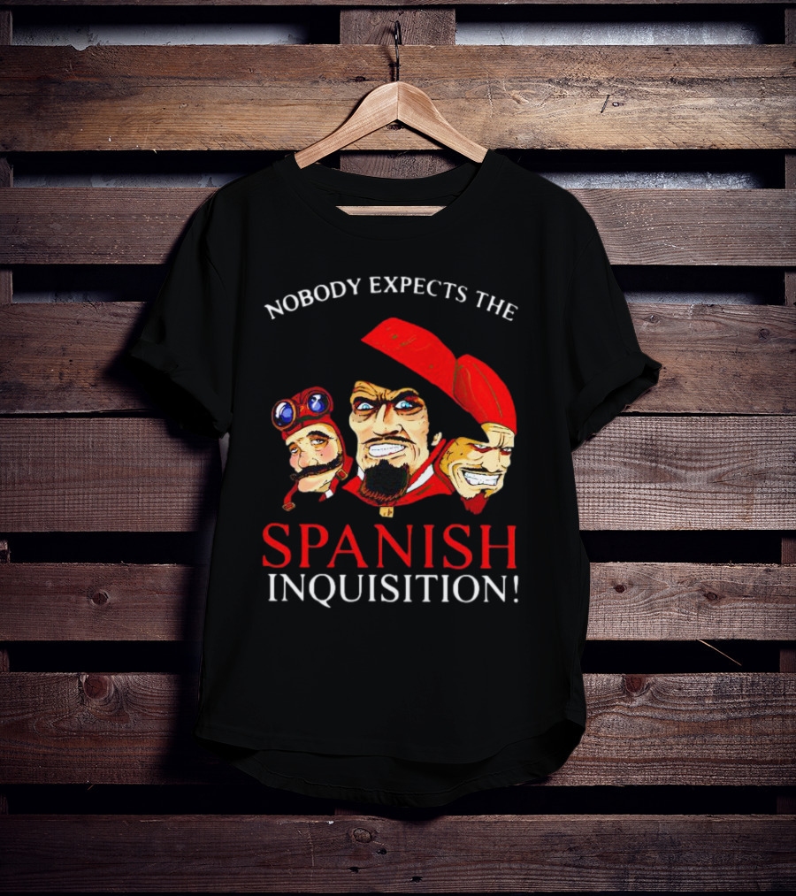 Nobody Expects The Spanish Inquisition Monty Python Characters T-Shirt