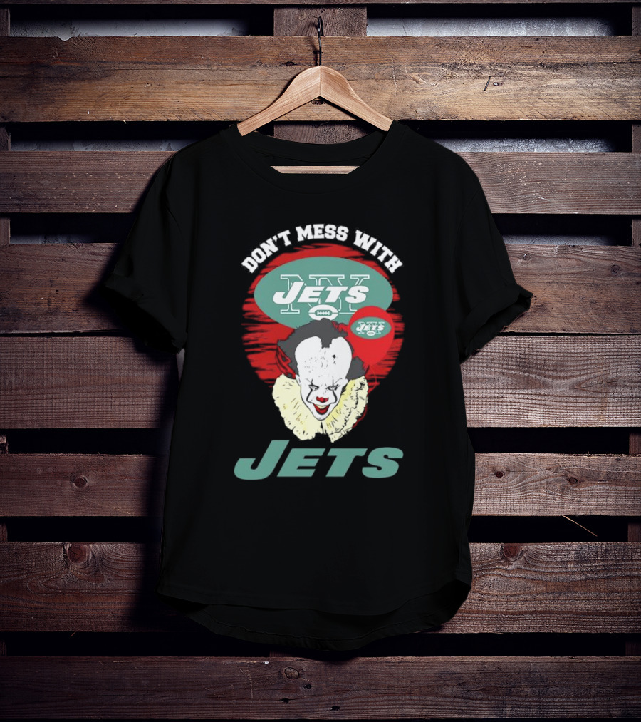 Don't Mess With Jets Pennywise Crossover T-Shirt
