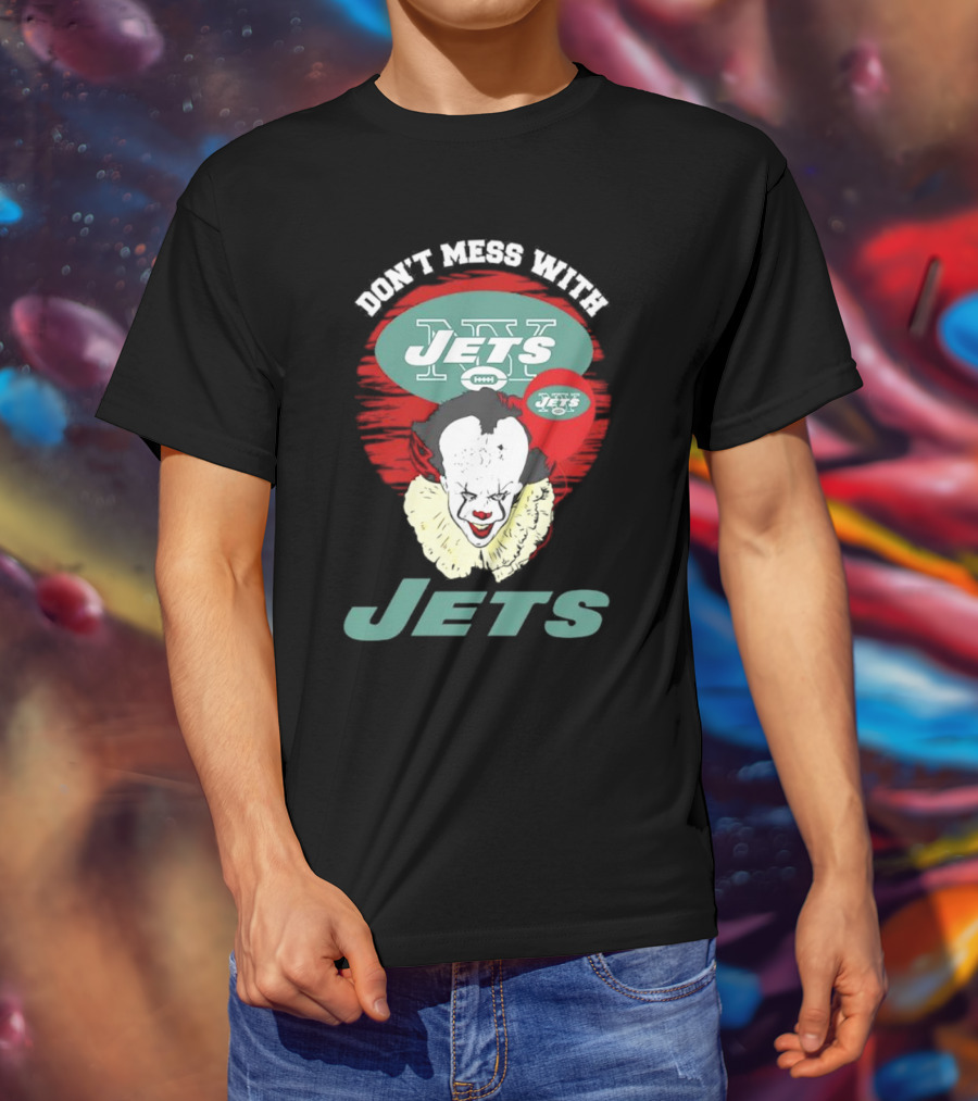Don't Mess With Jets Pennywise Crossover T-Shirt