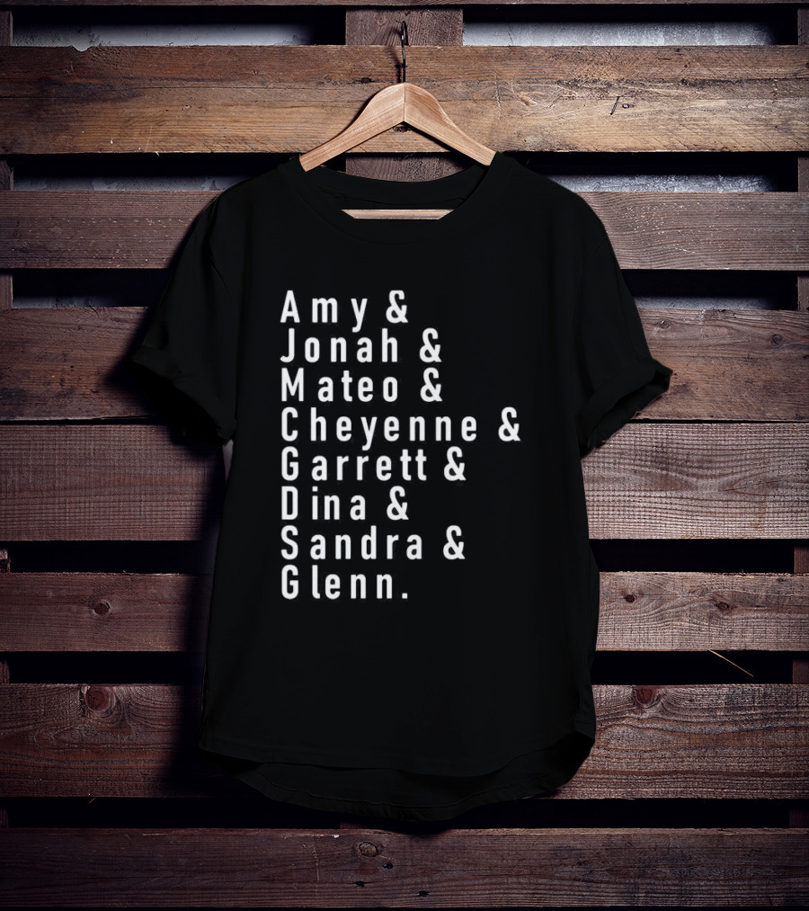 Amy Jonah Mateo Cheyenne Garrett Dina Sandra Glenn Superstore Characters T-Shirt