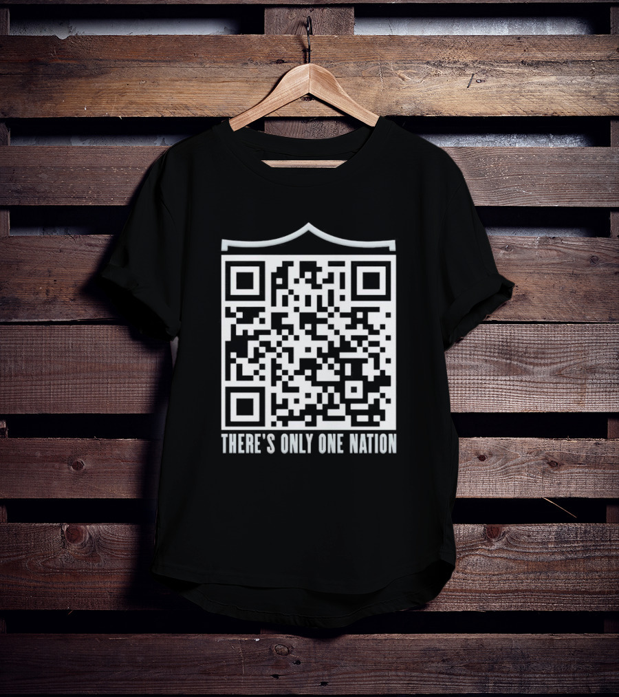 Raiders QR Code There's Only One Nation T-Shirt