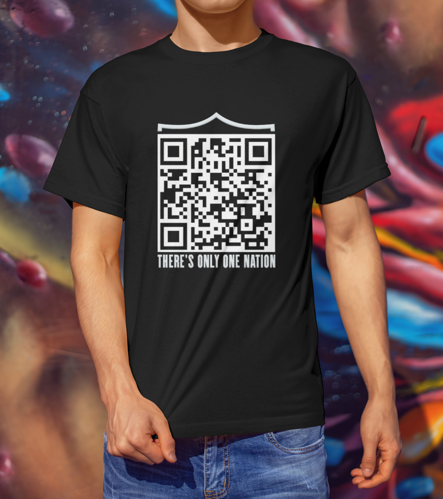 Raiders QR Code There's Only One Nation T-Shirt