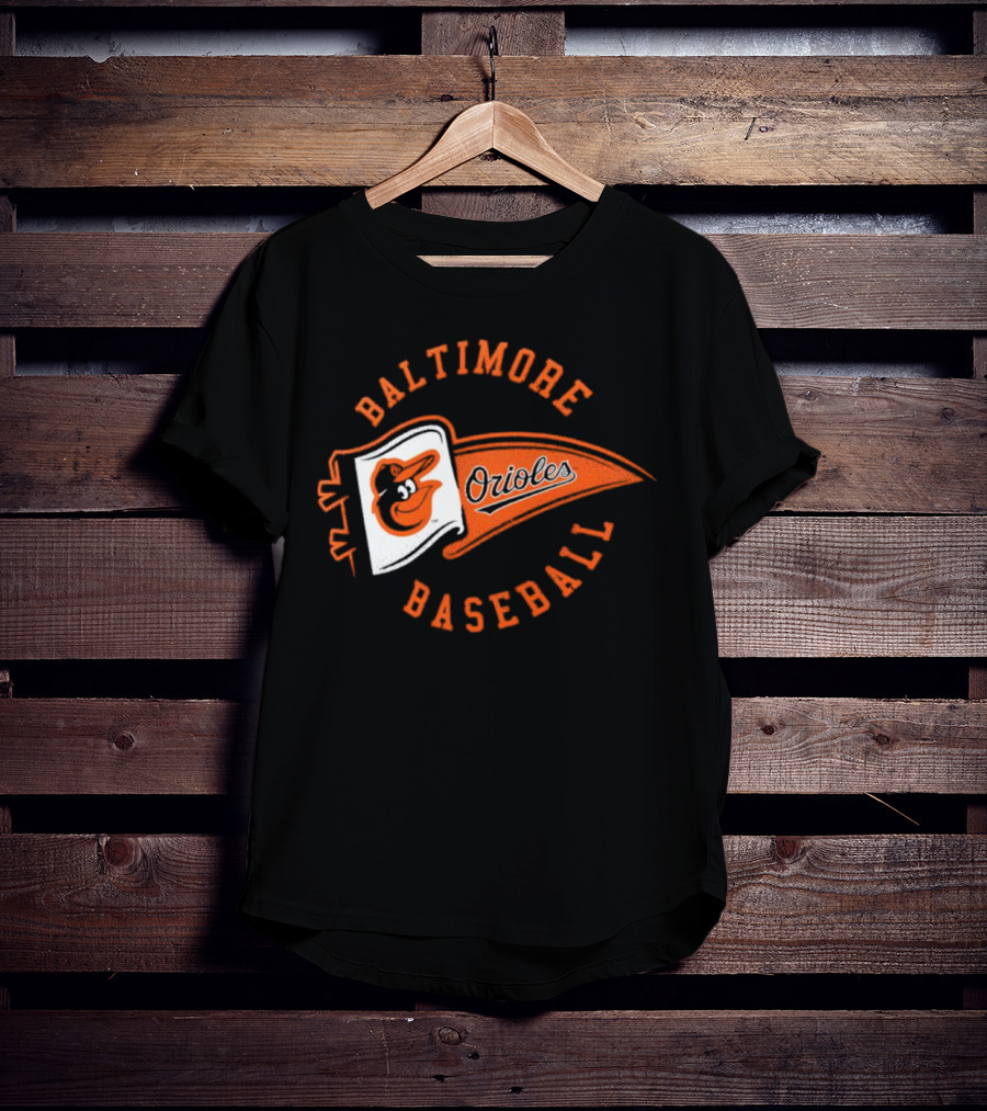 Baltimore Orioles Baseball Baltimore Pennant T-Shirt