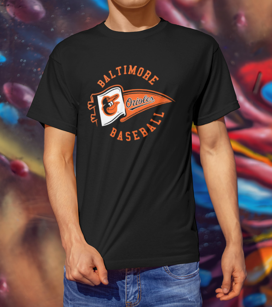 Baltimore Orioles Baseball Baltimore Pennant T-Shirt