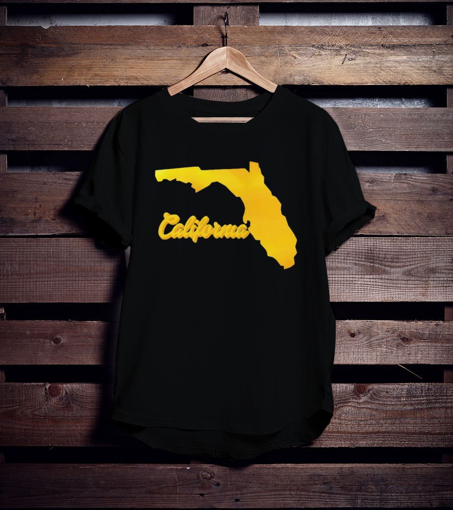 California Florida Map Playful Twist T-Shirt