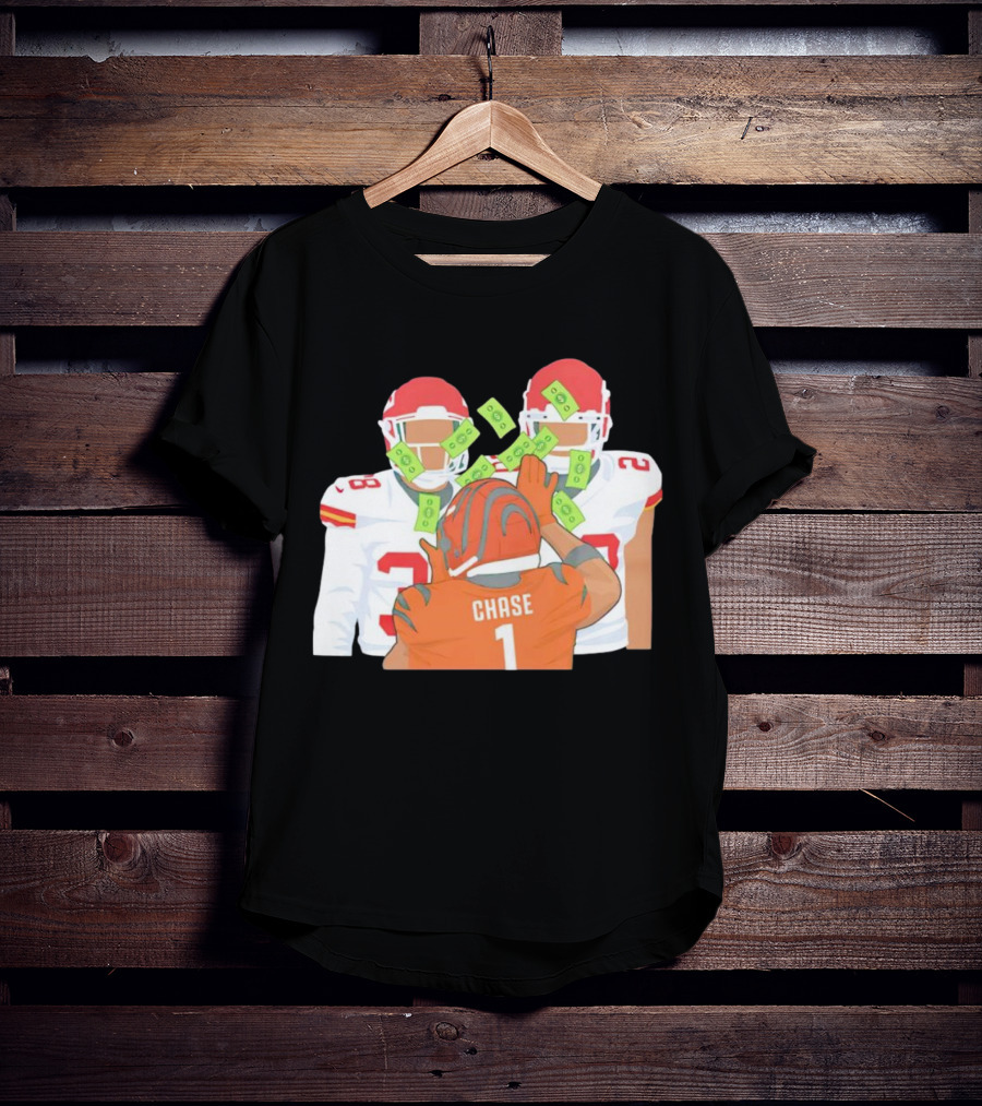 Chase Ja’marr Money Chiefs Bengals Football Showdown T-Shirt