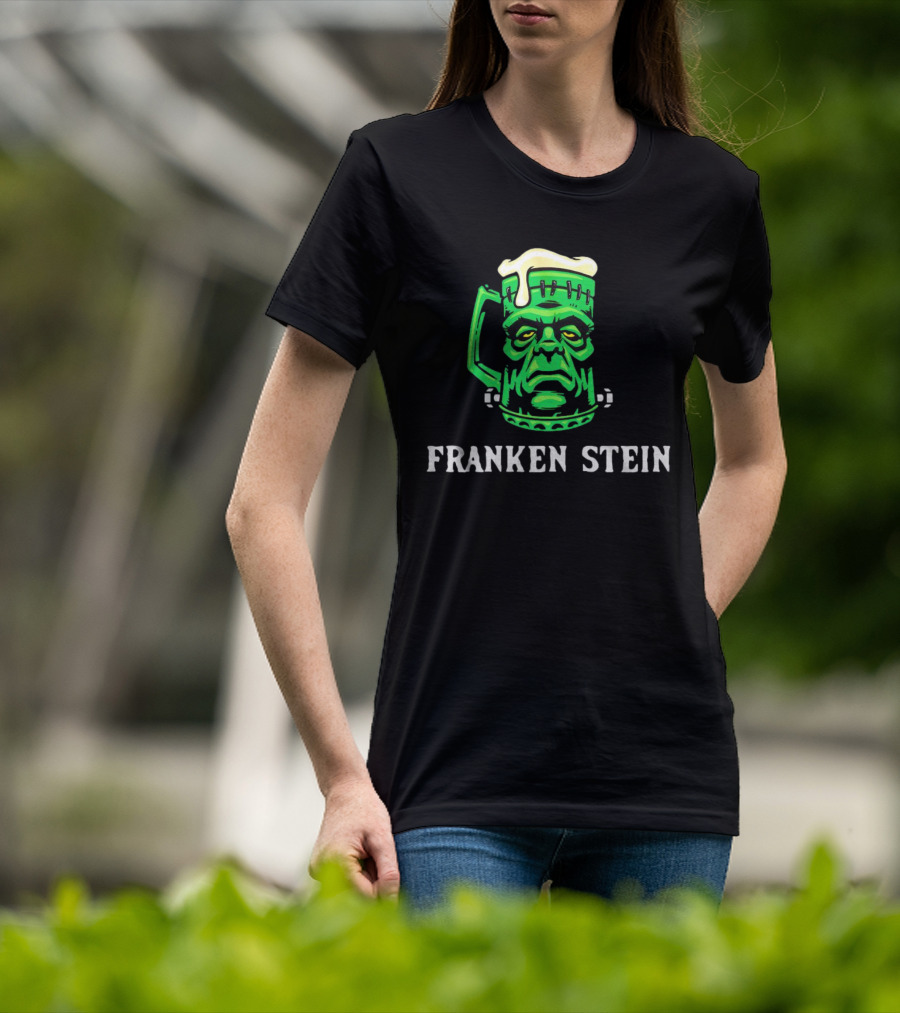 Franken Stein Beer Mug Monsters Halloween T-Shirt