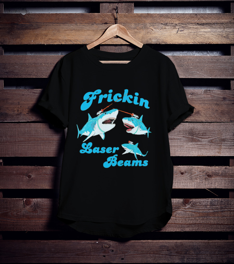 Frickin Laser Beams Sharks Retro T-Shirt