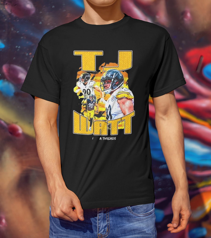 TJ Watt Vintage Bootleg Threads T-Shirt