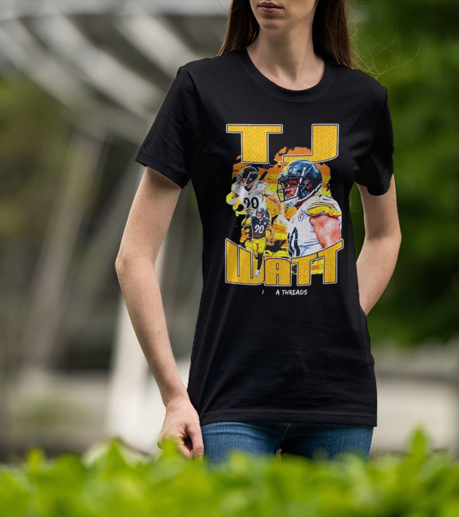 TJ Watt Vintage Bootleg Threads T-Shirt