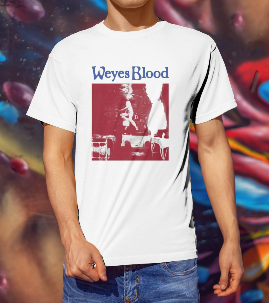 Weyes Blood Titanic Rising Red Silhouette Album T-Shirt