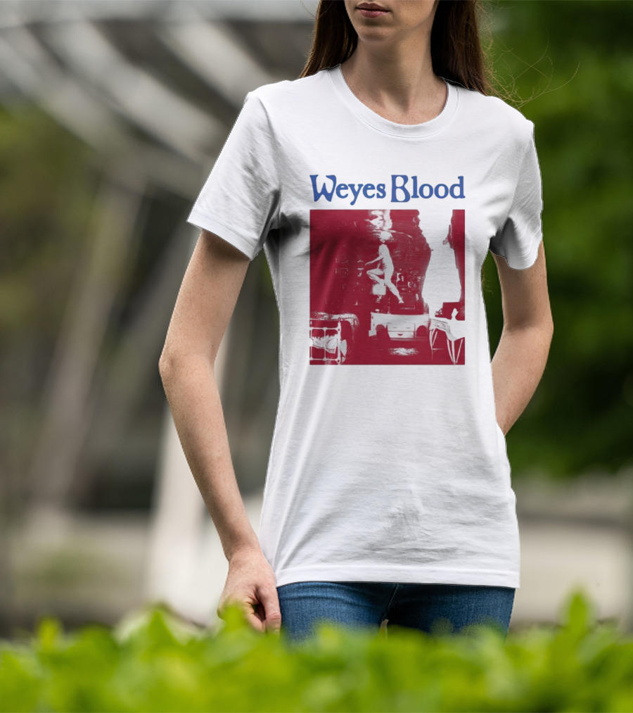 Weyes Blood Titanic Rising Red Silhouette Album T-Shirt