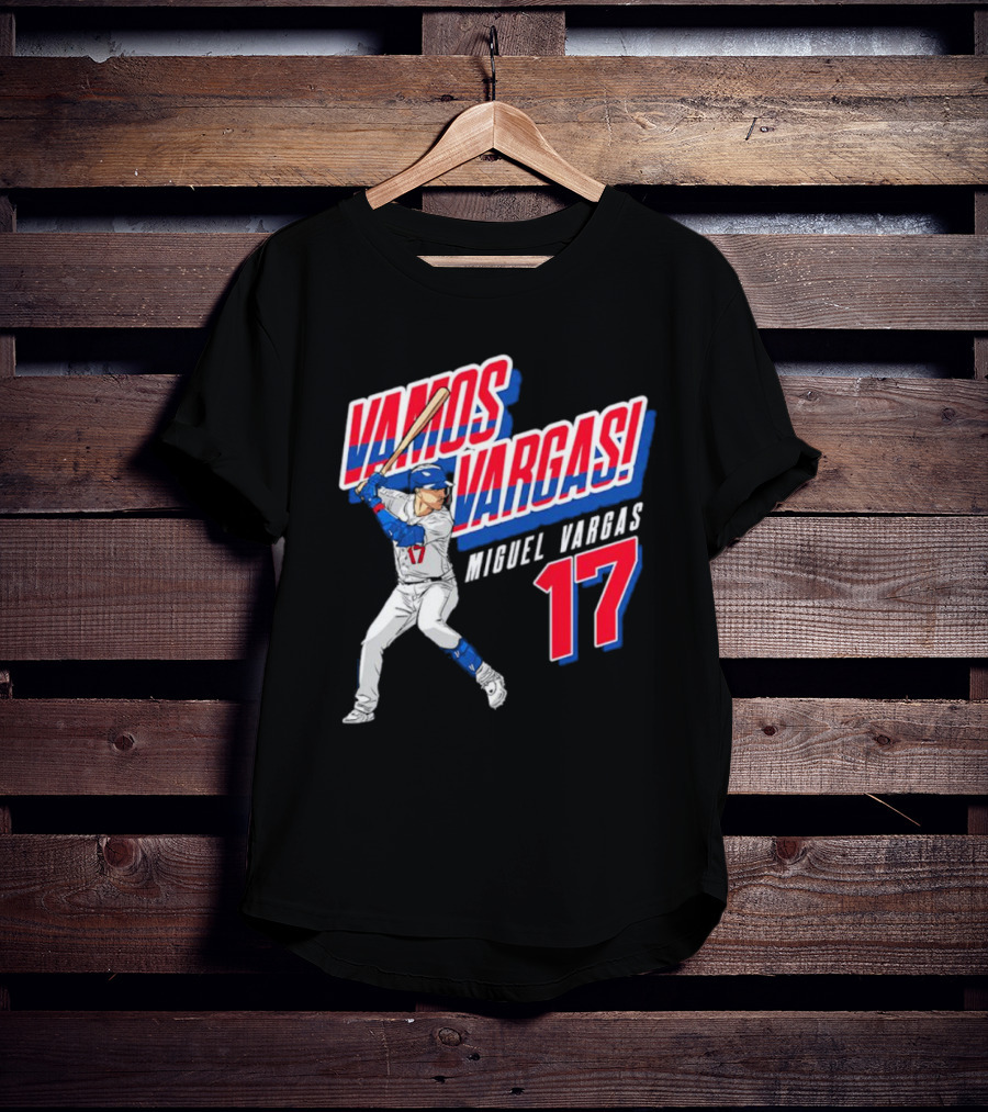 Vamos Vargas Miguel Vargas #17 Baseball Player Iconic T-Shirt