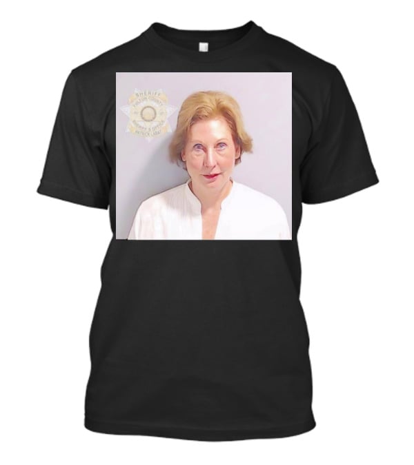 Sidney Powell Mugshot Fulton County Sheriff Badge T-Shirt