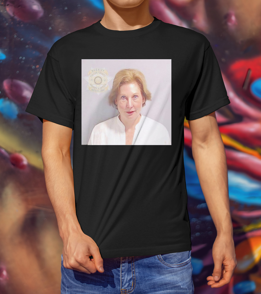 Sidney Powell Mugshot Fulton County Sheriff Badge T-Shirt