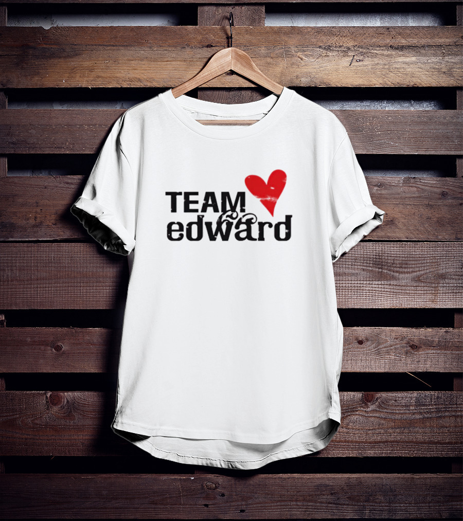 Team Edward Heart Twilight Taylor Lautner T-Shirt