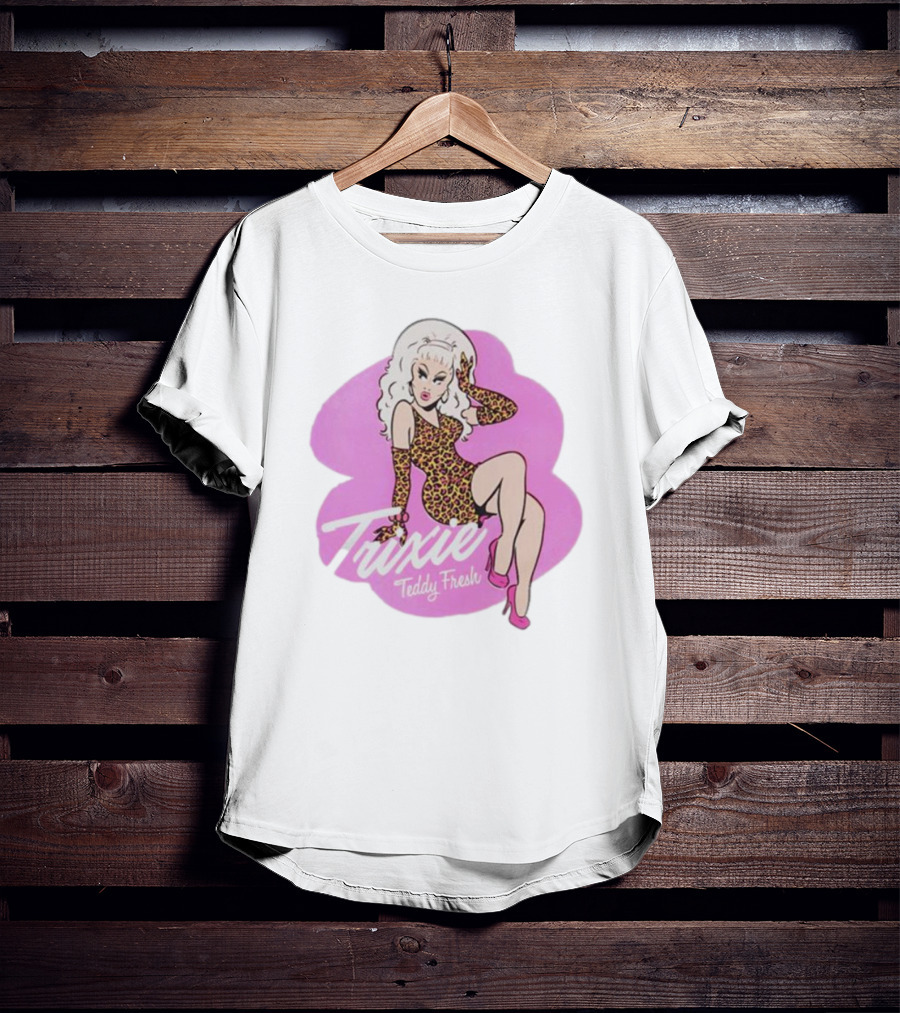 Trixie Teddy Fresh Leopard Pink T-Shirt