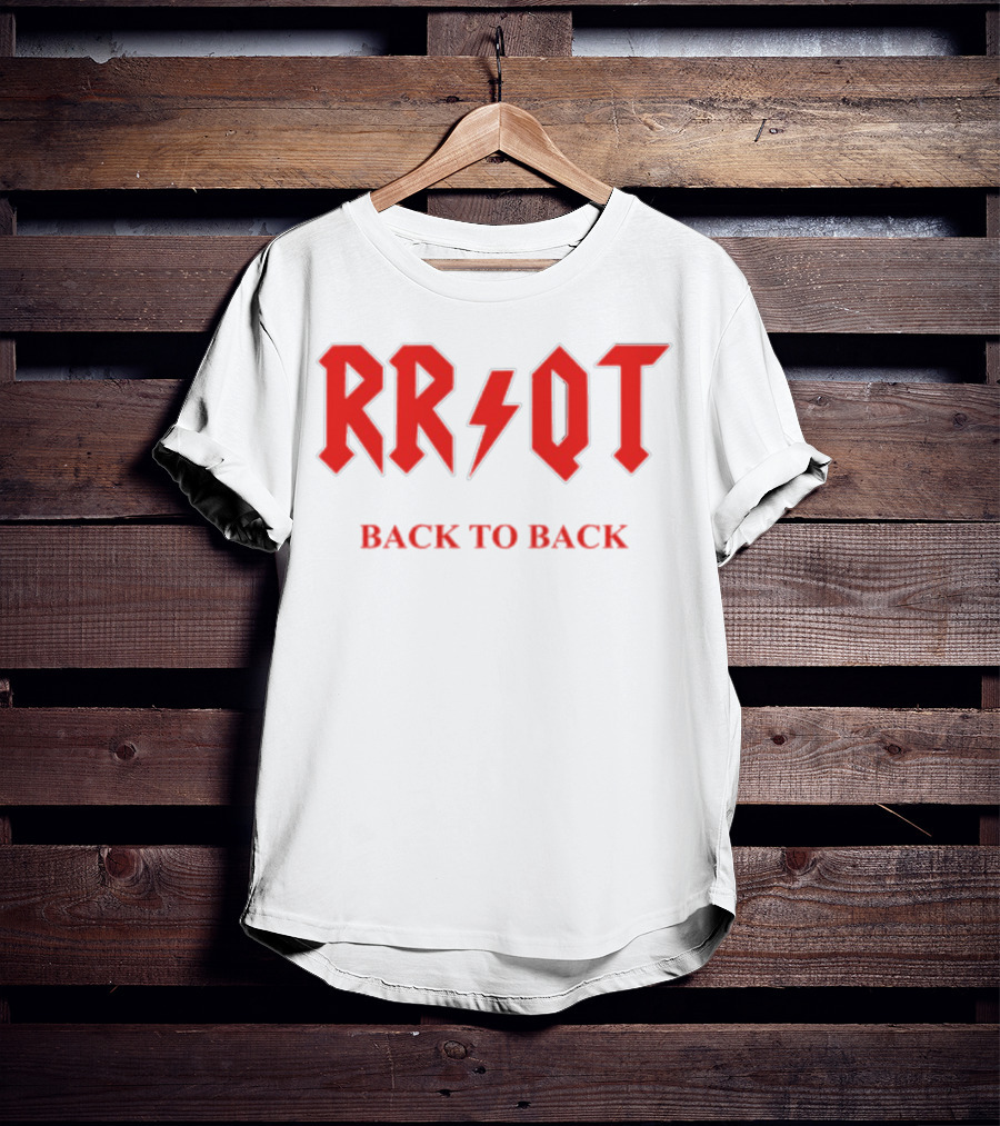 RR QT Back To Back ACDC Style Font T-Shirt