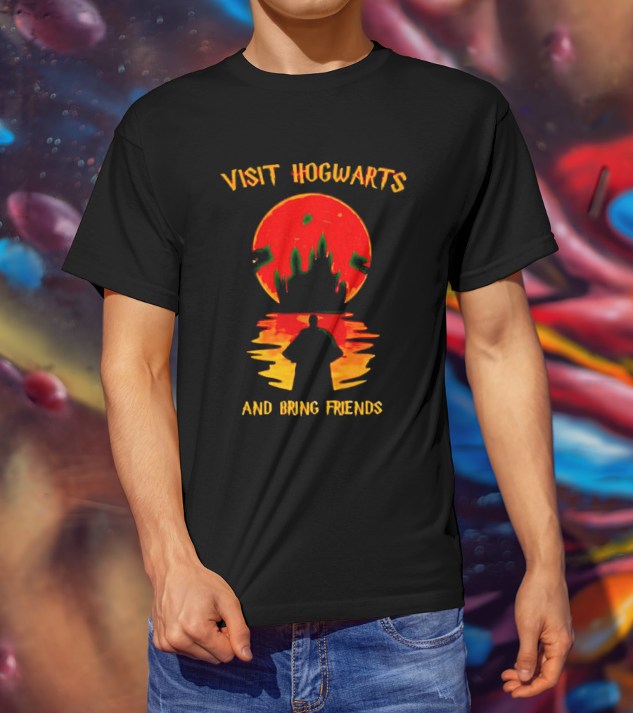 Visit Hogwarts And Bring Friends With Spooky Halloween Shadows T-Shirt
