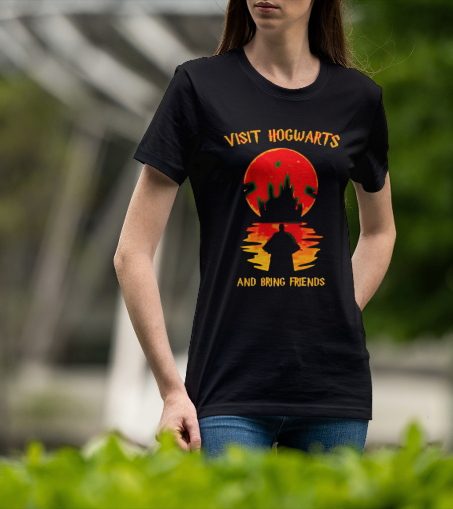 Visit Hogwarts And Bring Friends With Spooky Halloween Shadows T-Shirt