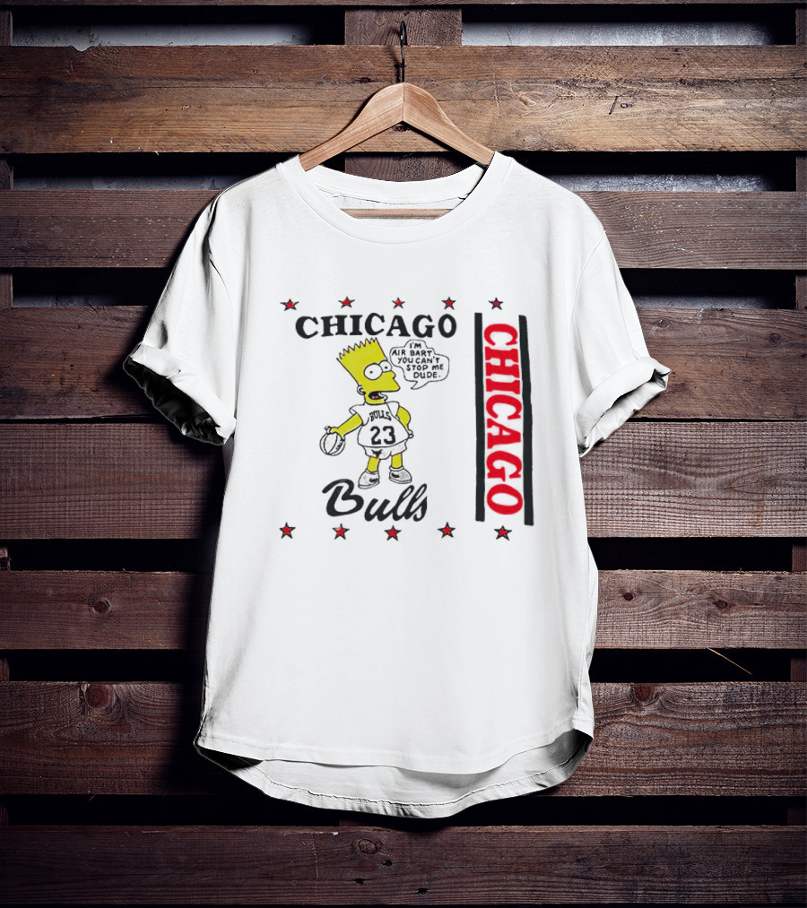 Chicago Bulls Bart Simpson Basketball T-Shirt